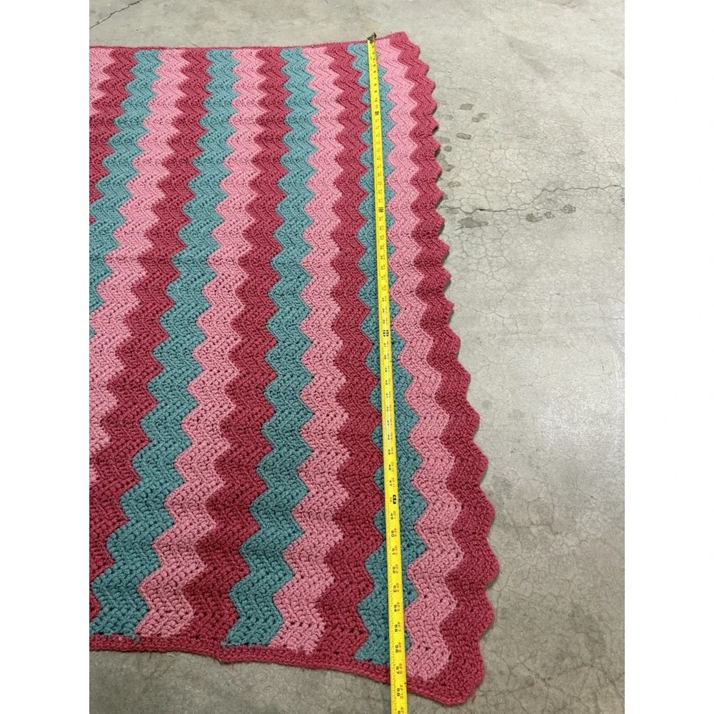 Vintage Blue Handmade 52 x 72